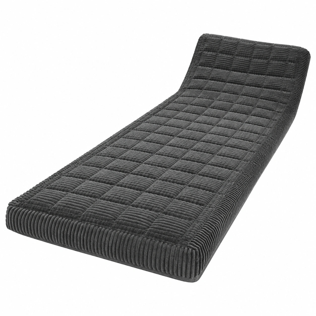 L-förmiger Sofabezug, rutschfester Sofaschoner, universelle Couchdecke für Wohnzimmer, Dunkelgrau, 3-4 Sitzer, 70x210 cm