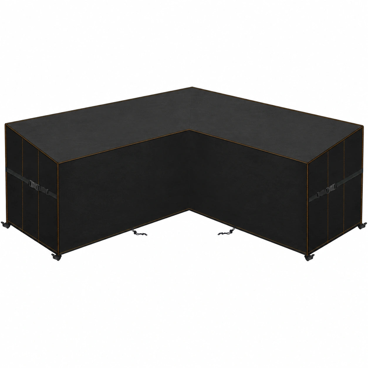 Wasserdichte Abdeckung für L-förmige Gartenmöbel 210x210x85x80/65cm