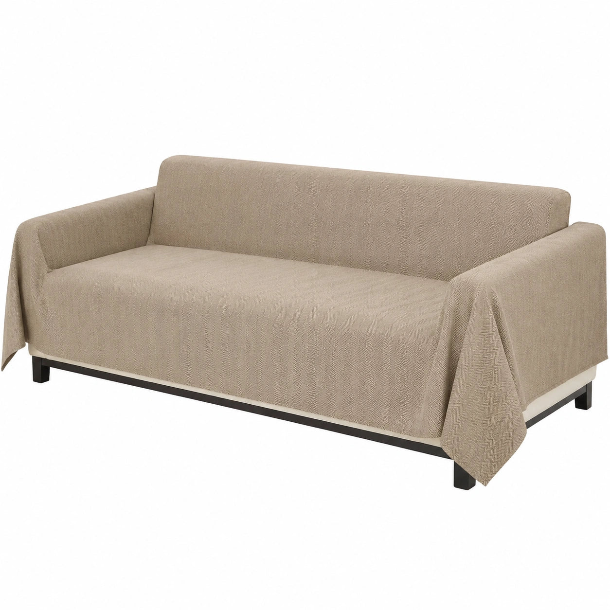 Rutschfester Ecksofa-Bezug für Haustiere, Milchkaffee, 70x180 cm