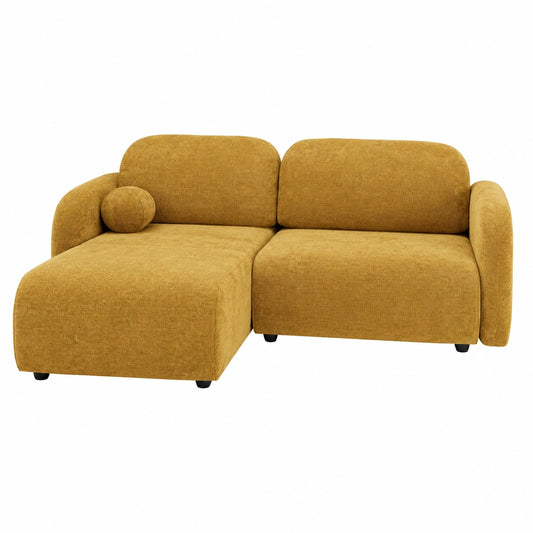 Modulares Ecksofa mit Bettkasten und Schlaffunktion für vielseitigen Komfort