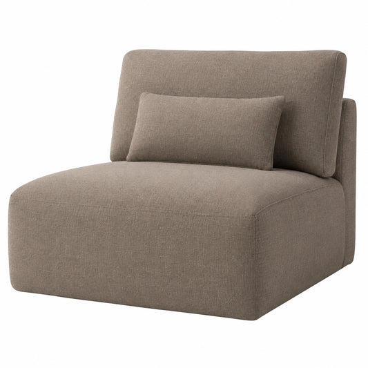 Hochwertiger Torino Möbelstoff Meterware für Polster und Nähprojekte, blickdicht in Grau und Beige